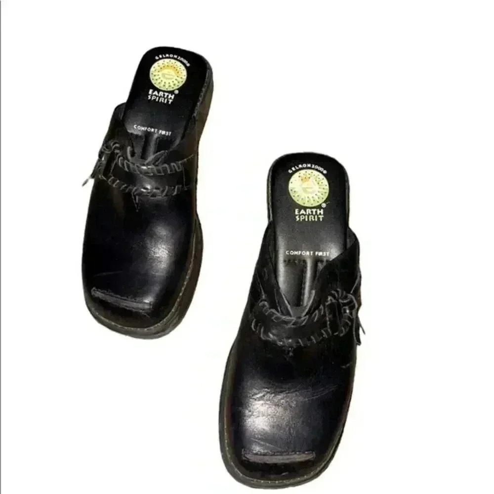 Earth Spirit “comfort first”  Leather Mules